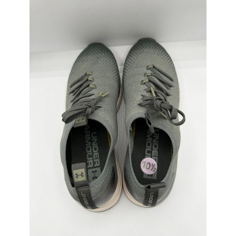 Under Armour Slingflex Rise Gray Knit Running Shoes Men's US 10.5 3019955-301